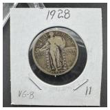 1928 Standing Liberty Silver Quarter