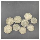 Mixed Partial Silver Foreign Coins