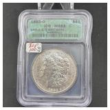 1883-O Morgan Silver Dollar - ICG MS 63 - VAM 4 O/