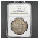 1886-O Morgan Silver Dollar - NGC MS 63