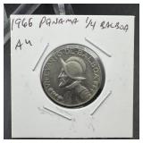 1966 Panama 1/4 Balboa