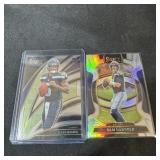 (2) Seahawks Football Cards