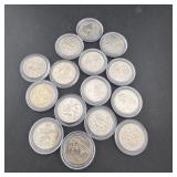 (15) 2000 State Quarters with Cases