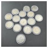 (15) 2001 State Quarters with Cases
