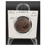 1969 Canada Half Dollar