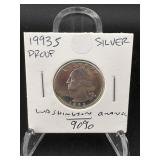 1993-S Washington Silver Quarter Proof