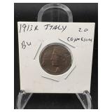 1913 Italy 20 Centesimi