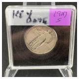 1927-S Standing Liberty Silver Quarter Key Date wi