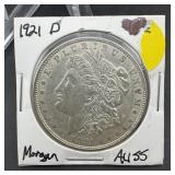 1921-D Morgan Silver Dollar
