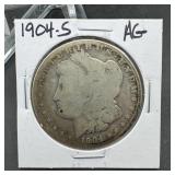 1904-S Morgan Silver Dollar