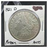 1921-D Morgan Silver Dollar