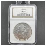 1886 Morgan Silver Dollar - NGC MS 63