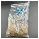 (100) Wheat Pennies