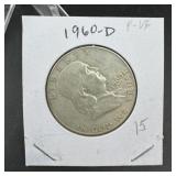 1960-D Franklin Silver Half Dollar