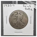 1920-S Walking Liberty Silver Half Dollar