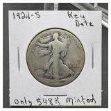 1921-S Walking Liberty Silver Half Dollar