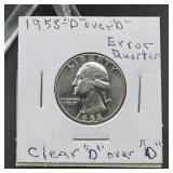 1958-D Washington Silver Quarter