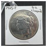 1925 Peace Silver Dollar