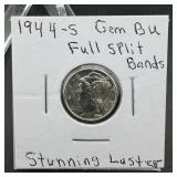 1944-S Mercury Silver Dime