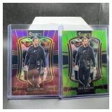 (2) Nick Sirianni Numbered Football Cards
