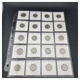 (20) Buffalo Nickel Collection Page