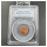 1995 PCGS MS63 Double Die Reverse Lincoln Cent