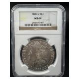 1885-o Morgan Silver Dollar ï¿½ Ngc Ms64