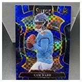 Cam Ward Rookie Blue Checkerboard Football Card 39