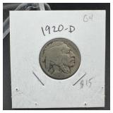1920-D Buffalo Nickel