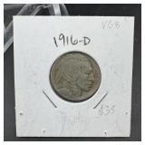 1916-D Buffalo Nickel