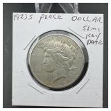 1923-S Peace Silver Dollar Semi-Key Date