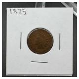 1875 Indian Head Cent