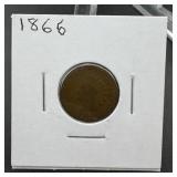 1866 Indian Head Cent