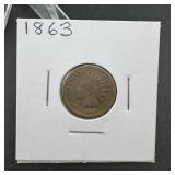 1863 Indian Head Cent