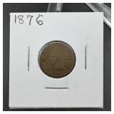 1876 Indian Head Cent