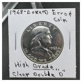1963-D Franklin Silver Half Dollar