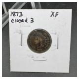 1873 Indian Head Cent