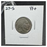 1927-S Buffalo Nickel