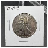 1944-S Walking Liberty Silver Half Dollar