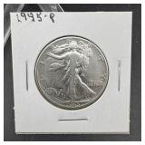 1945 Walking Liberty Silver Half Dollar