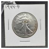 1944 Walking Liberty Silver Half Dollar