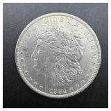 1884-O Morgan Silver Dollar High Grade