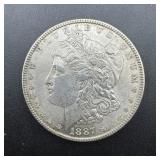 1887 Morgan Silver Dollar High Grade