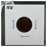 1881 Indian Head Cent