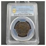 1846 Large Cent Environmental Damage