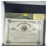 1861 $500 Bond Note on Cardboard
