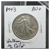 1943 Walking Liberty Silver Half Dollar