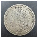 1890 CC Morgan Silver Dollar