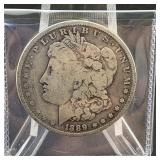1889 O Morgan Silver Dollar