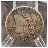 1901 O Morgan Silver Dollar
